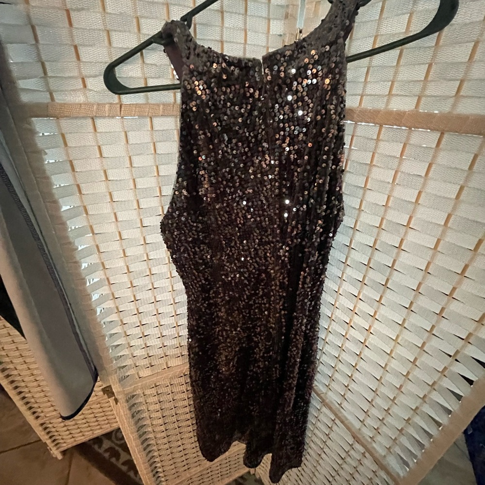 Night Way Collections Silver and Grey Dress